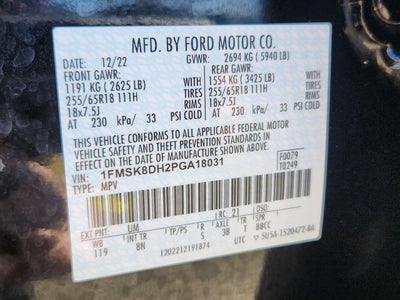 2023 Ford Explorer XLT