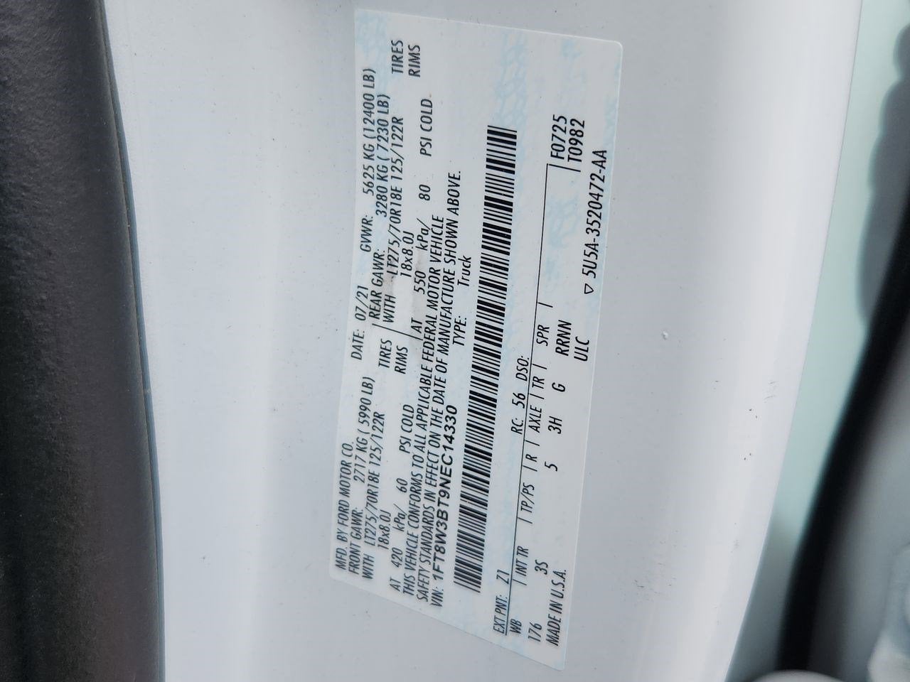 2022 Ford Super Duty F-350 SRW XL