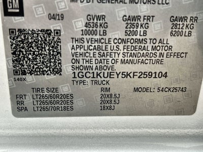 2019 Chevrolet Silverado 2500 HD High Country