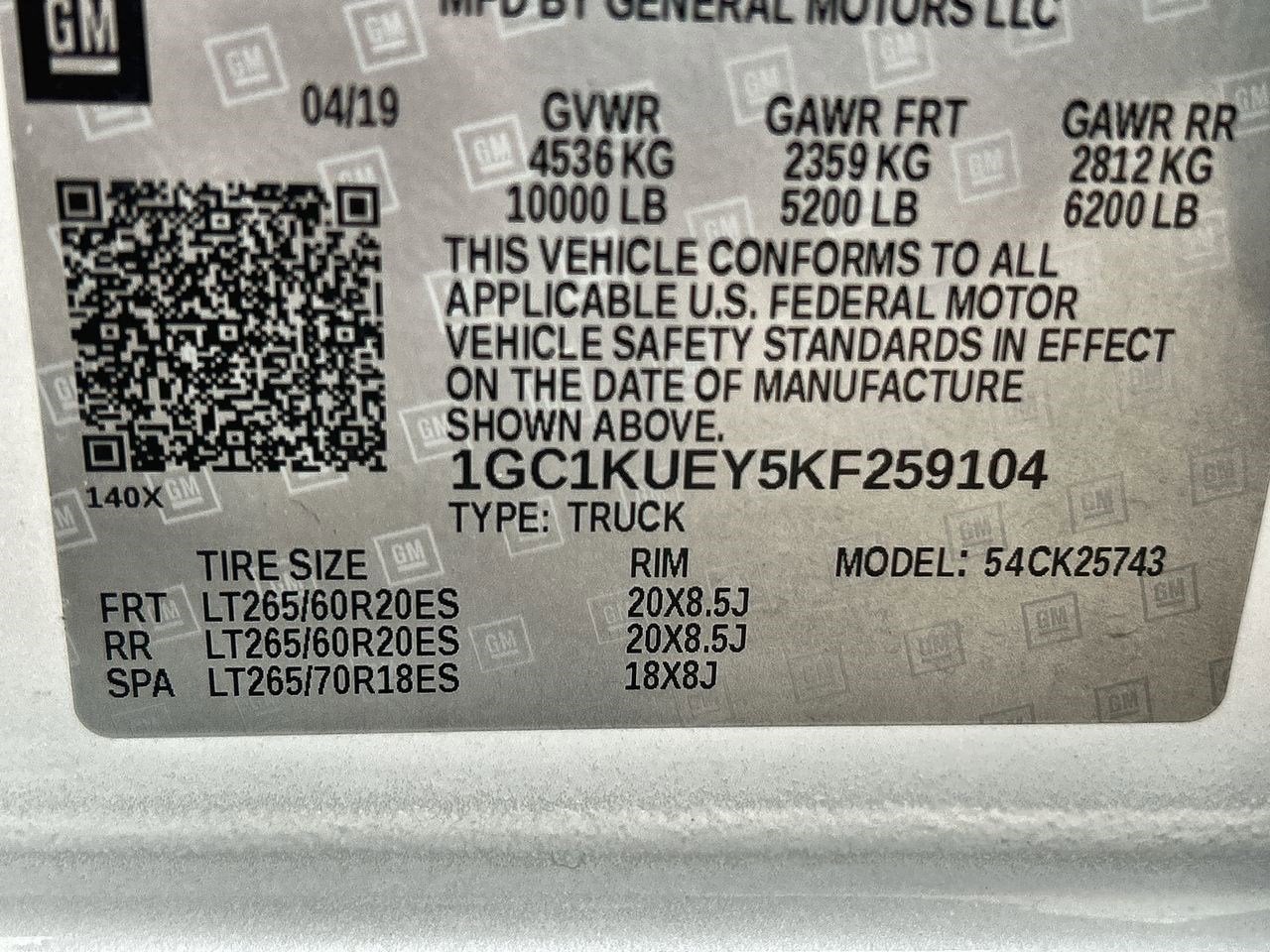 2019 Chevrolet Silverado 2500 HD High Country