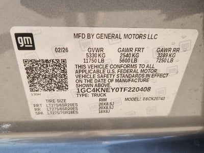 2026 Chevrolet Silverado 2500 HD LT