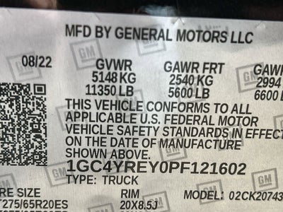 2023 Chevrolet Silverado 2500 HD High Country