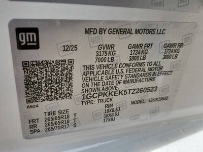 2026 Chevrolet Silverado 1500 LT (2FL)