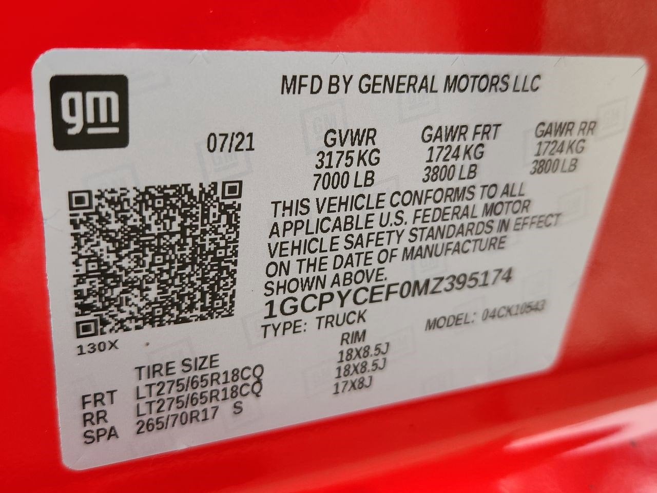 2021 Chevrolet Silverado 1500 Custom Trail Boss