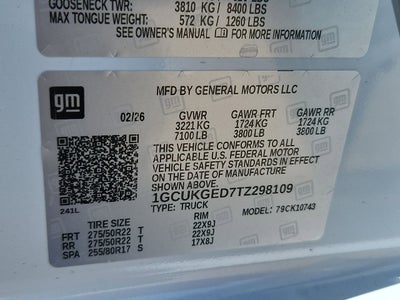 2026 Chevrolet Silverado 1500 LTZ