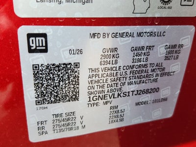 2026 Chevrolet Traverse RS