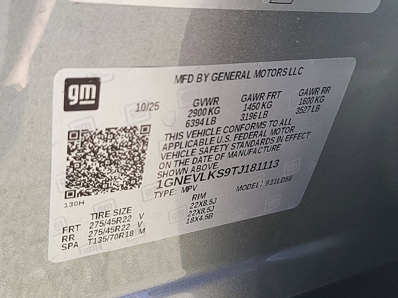 2026 Chevrolet Traverse RS