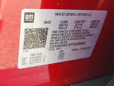 2026 Chevrolet Tahoe Premier