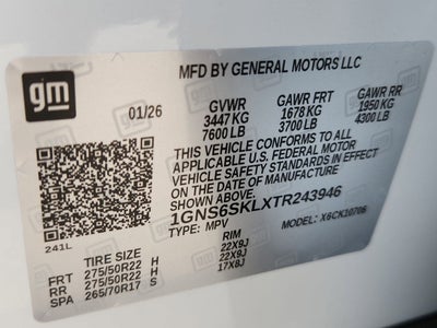 2026 Chevrolet Tahoe Premier