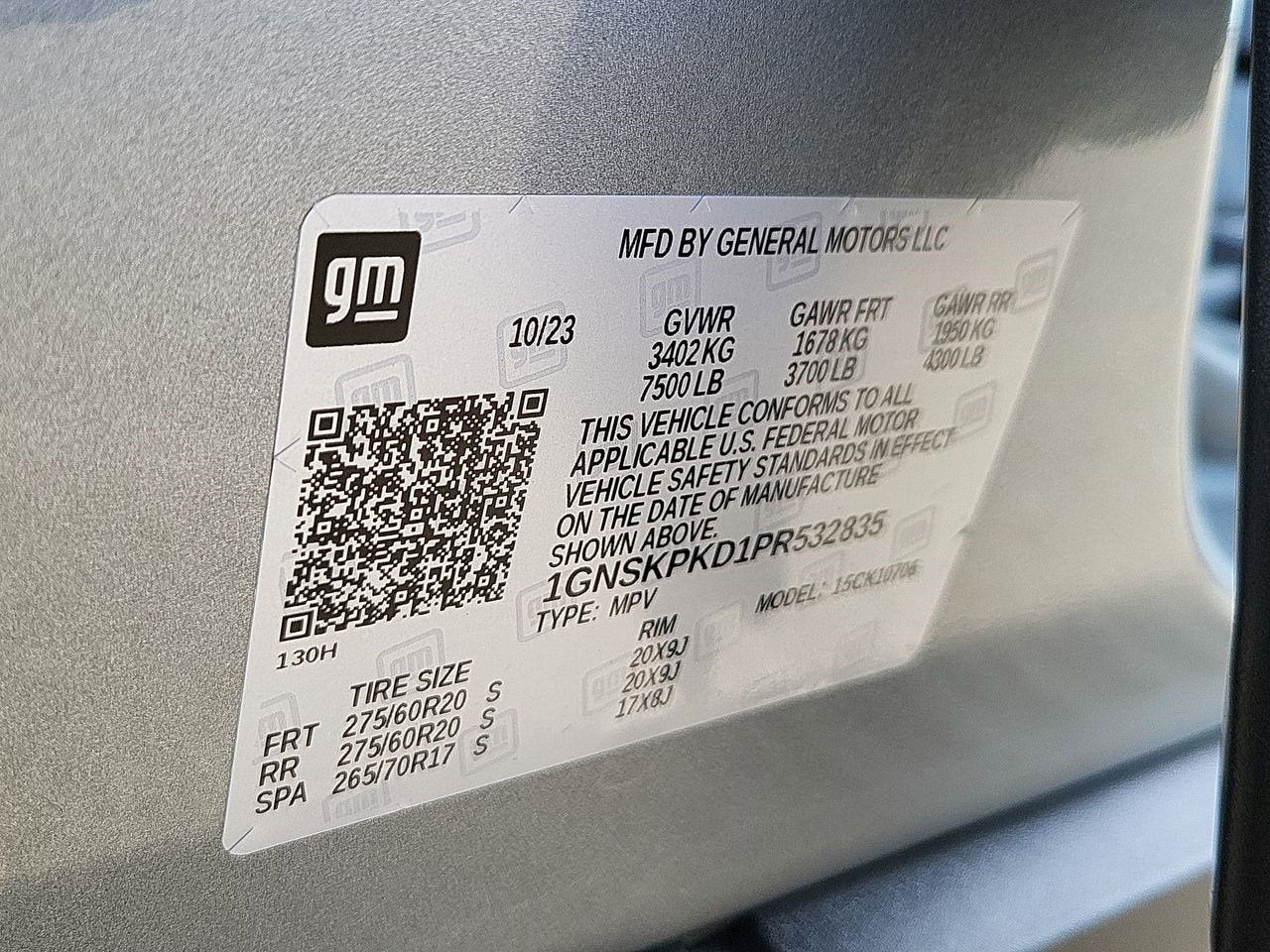 2023 Chevrolet Tahoe Z71