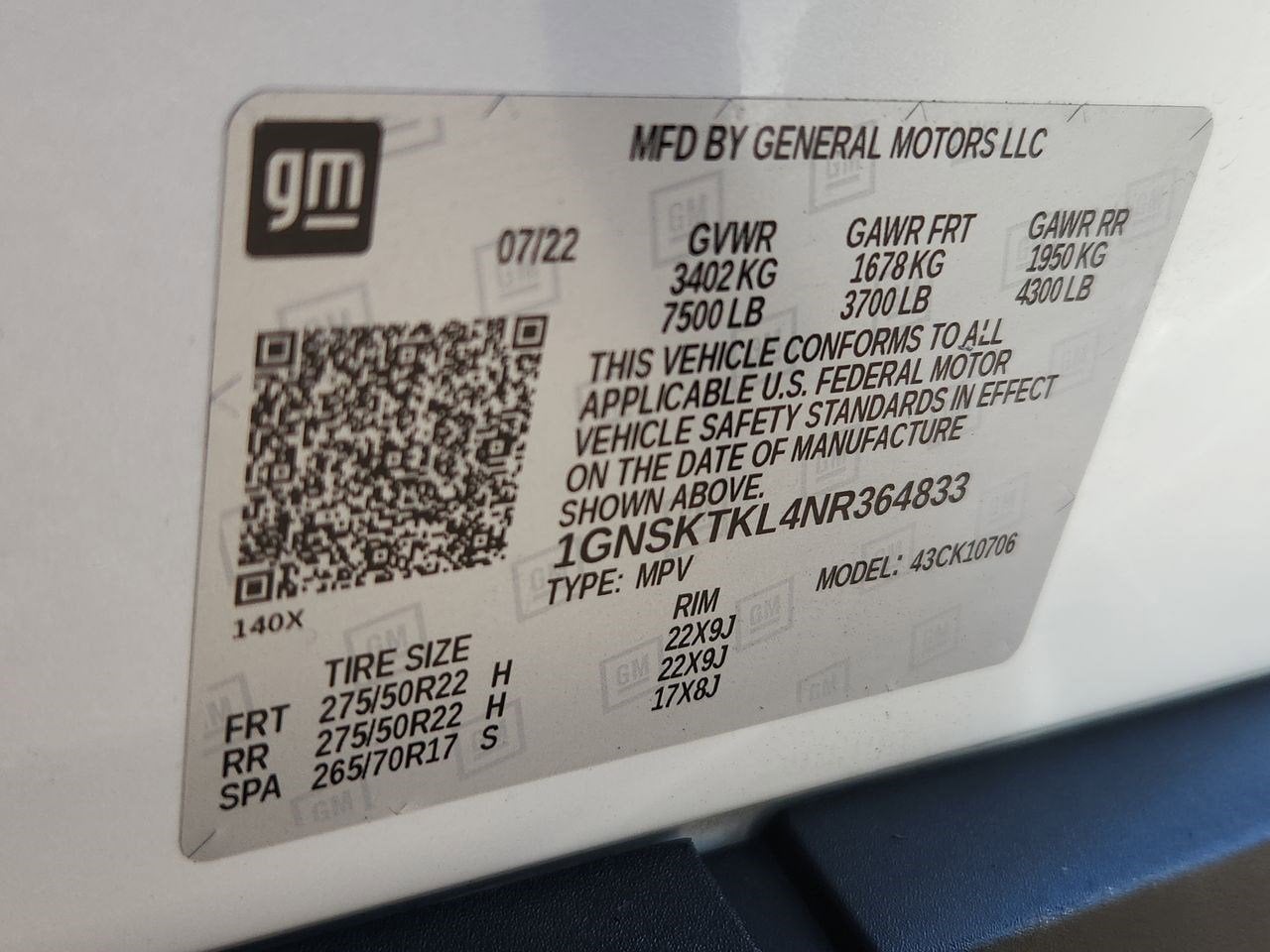 2022 Chevrolet Tahoe High Country