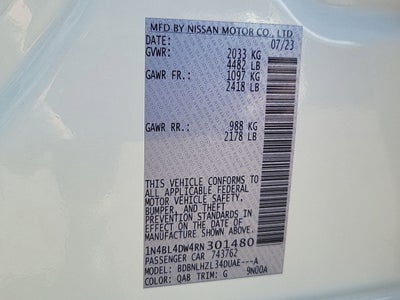 2024 Nissan Altima 2.5 SV