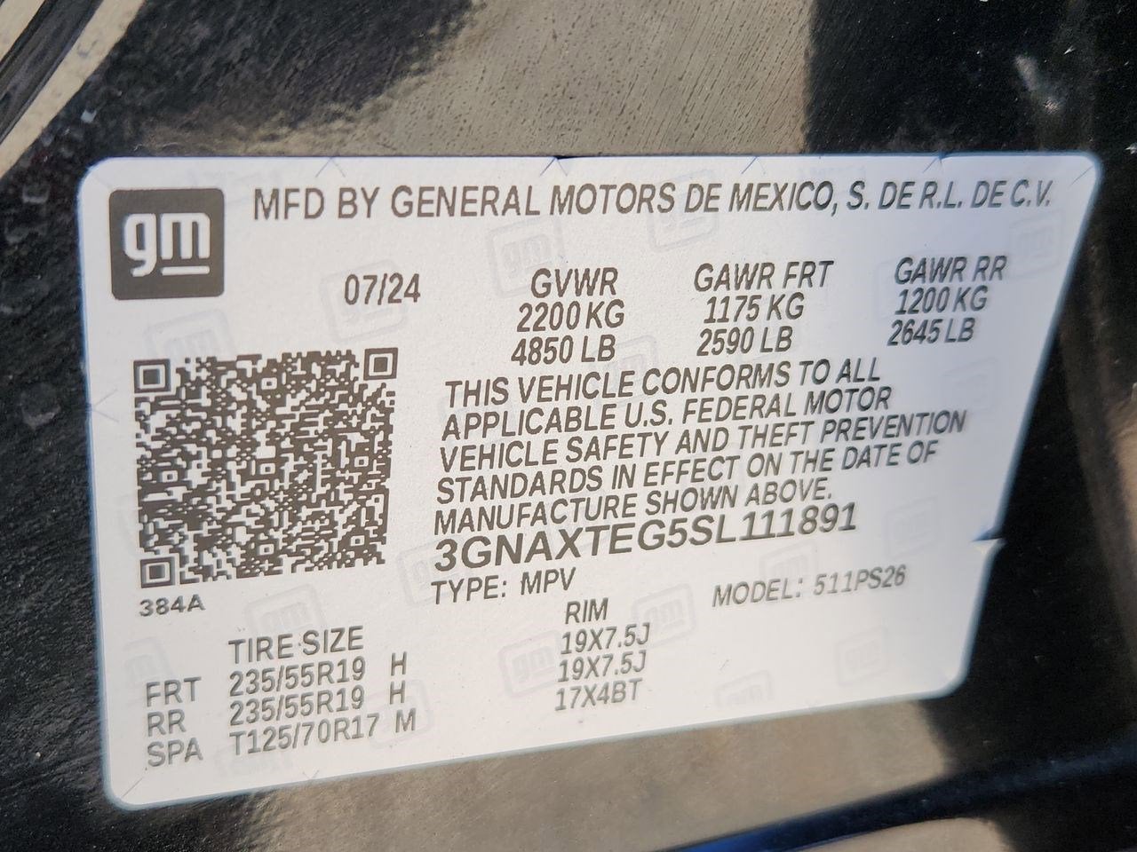 2025 Chevrolet Equinox RS