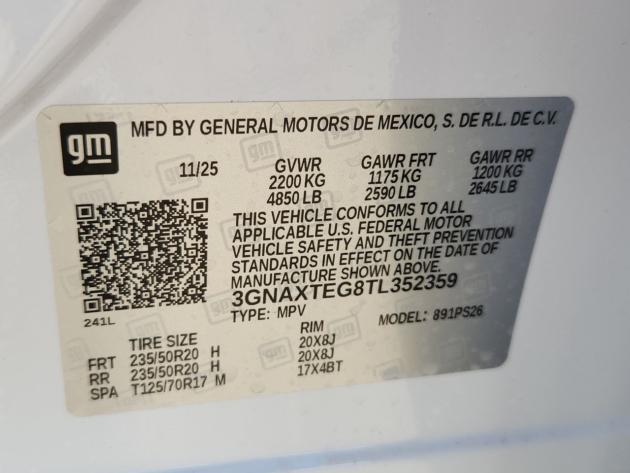 2026 Chevrolet Equinox RS