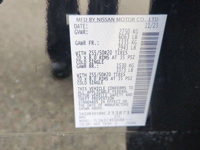 2024 Nissan Pathfinder Platinum