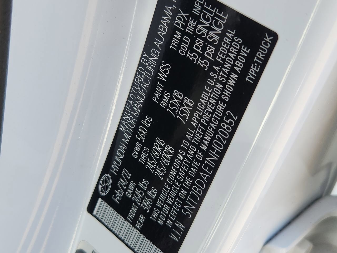 2022 Hyundai Santa Cruz SEL