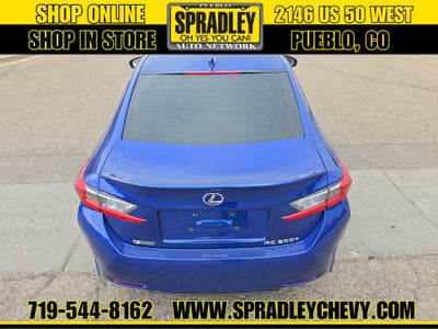 2016 Lexus RC 200t 