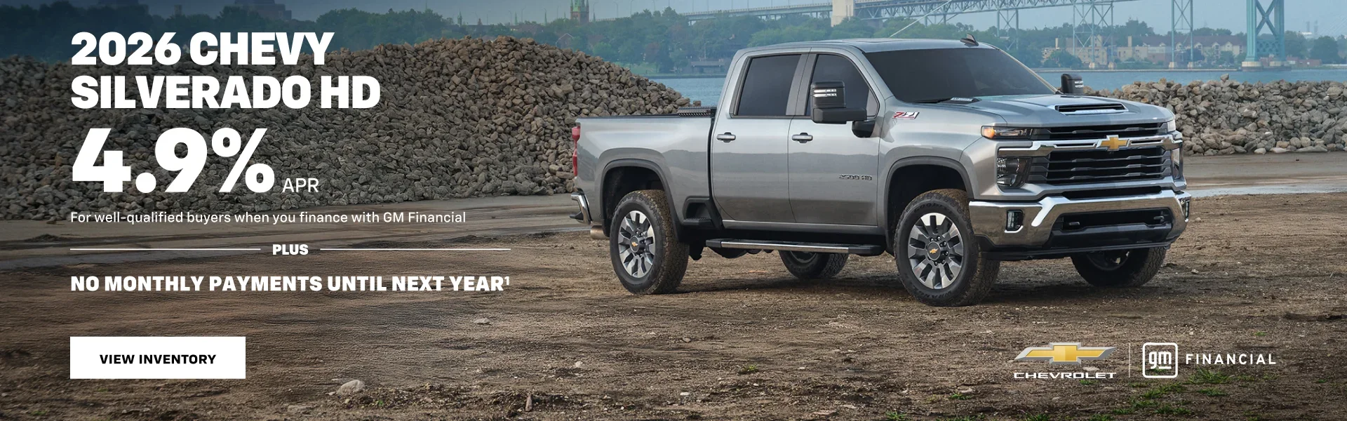 2026 Chevy Silverado HD. 4.9% APR For well-qualified buyers